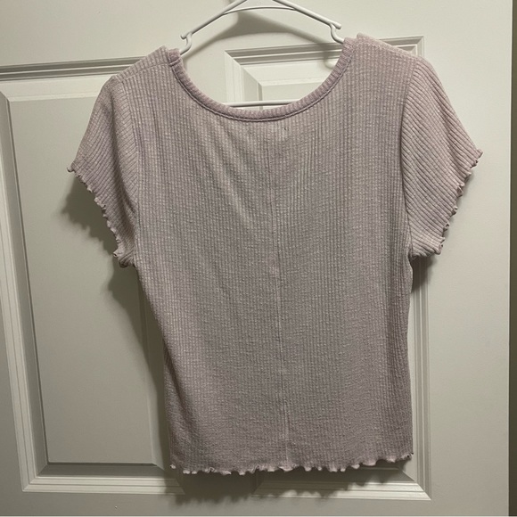 Abercrombie Lettuce Hem Short Sleeve Tee - Picture 2 of 4